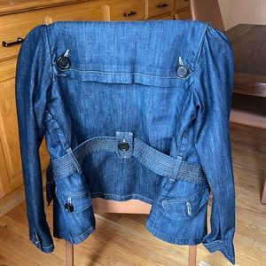 Joe’s denim belted jacket